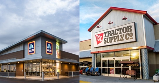 Aldi & Tractor Supply