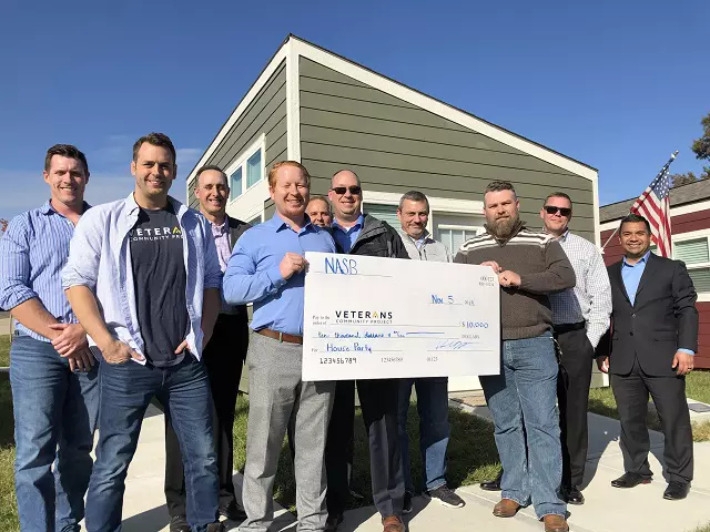 NASB execs and veterans check presentation2 NASB execs and veterans check presentation